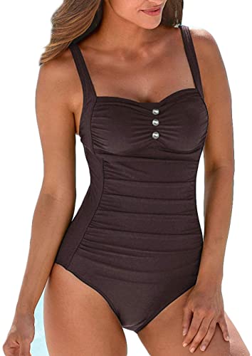 Upopby Retro Belly One-Piece Swimsuit