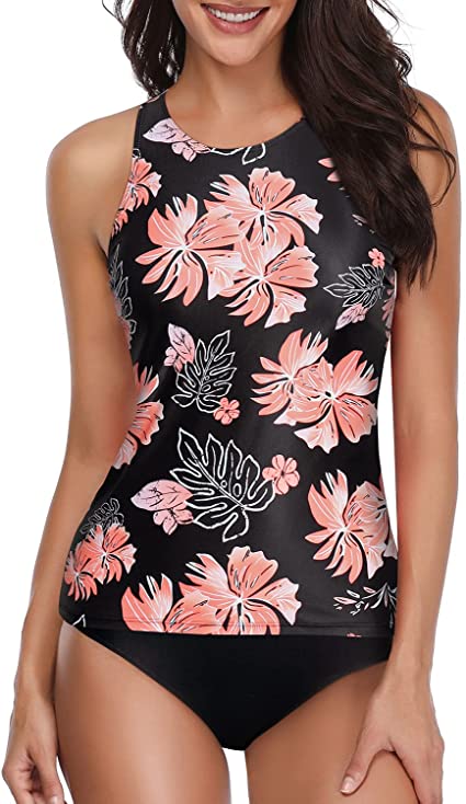 Upopby High-Neck Long tankini