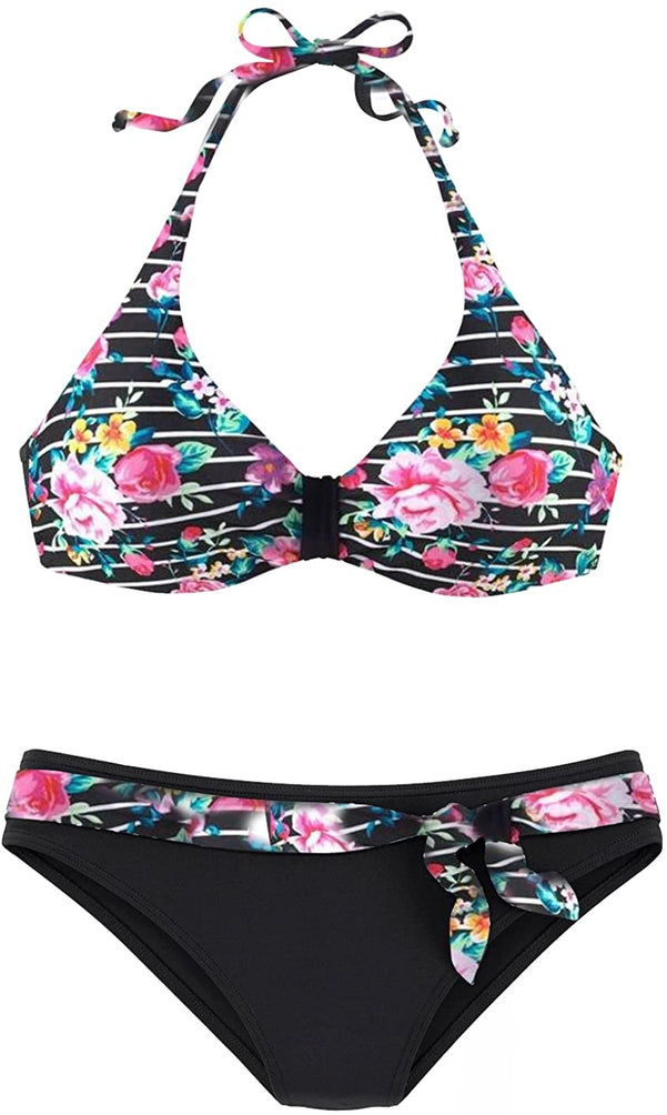 Upopby Open Back Sexy Bikini Set