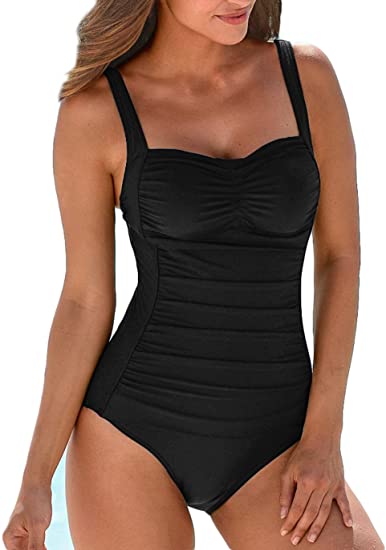 Upopby Retro Belly One-Piece Swimsuit