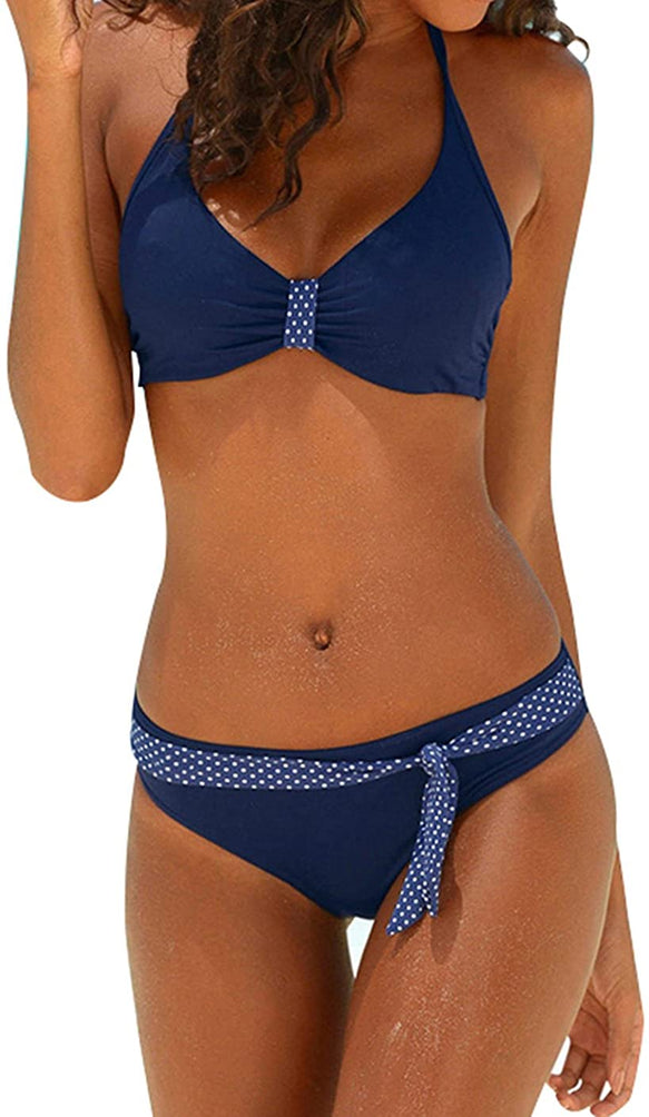 Upopby Open Back Sexy Bikini Set