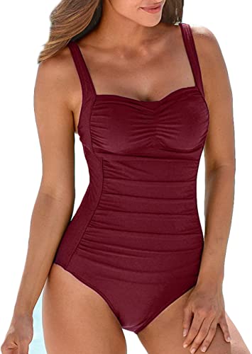 Upopby Retro Belly One-Piece Swimsuit