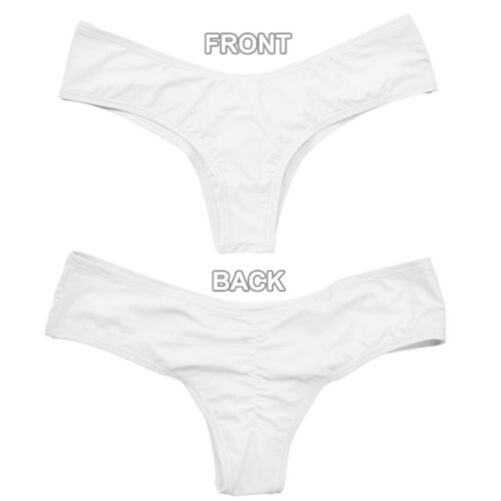 Upopby Solid Cut Short Bikini Bottoms Tiny Micro Bikini Bottoms